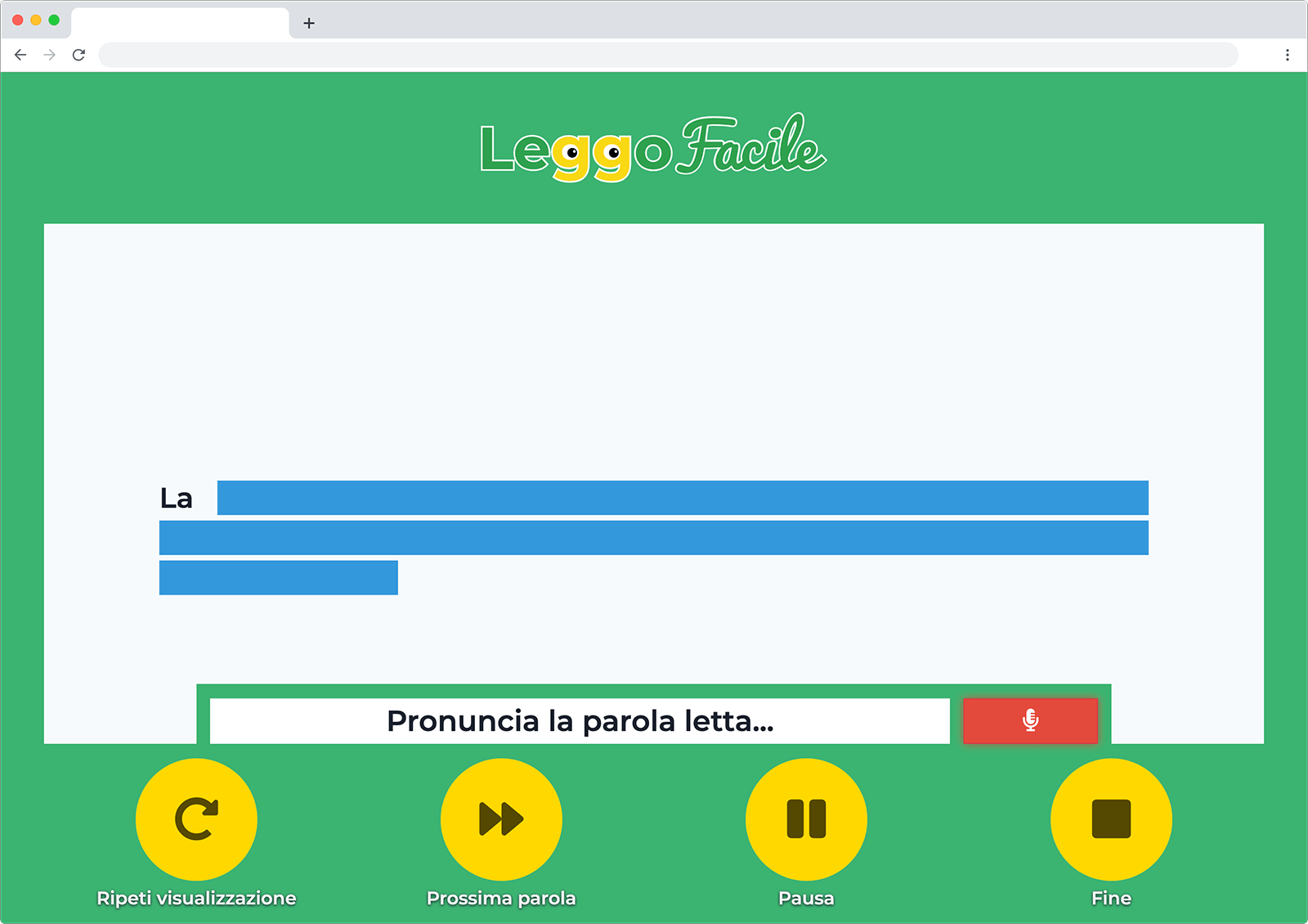 Esempio di esercitazione con leggo facile Esempio di esercitazione con leggo facile